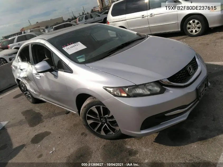 19XFB2F80DE237615 2013 Honda Civic Ex