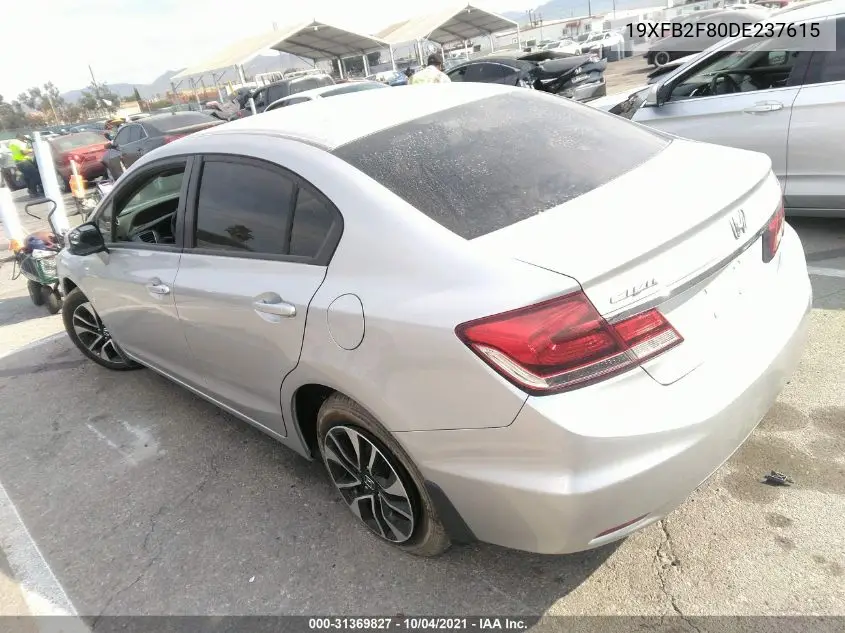 19XFB2F80DE237615 2013 Honda Civic Ex