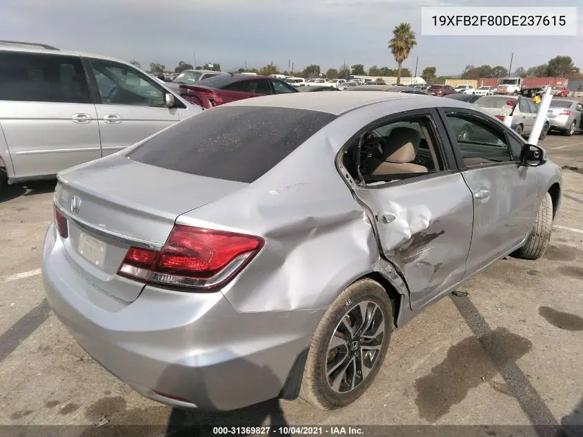19XFB2F80DE237615 2013 Honda Civic Ex