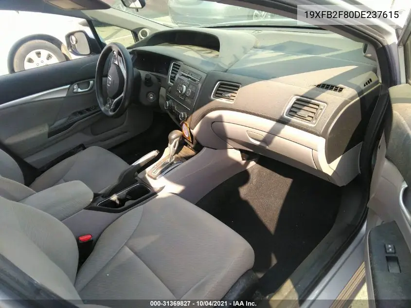 19XFB2F80DE237615 2013 Honda Civic Ex
