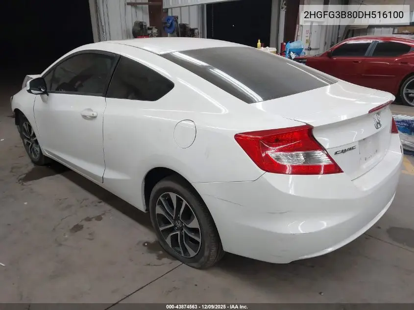 2HGFG3B80DH516100 2013 Honda Civic Ex