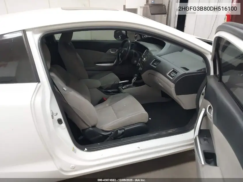 2HGFG3B80DH516100 2013 Honda Civic Ex