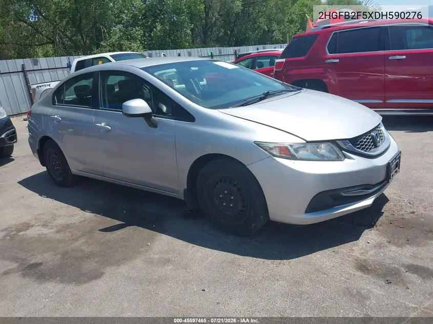 2013 Honda Civic Lx VIN: 2HGFB2F5XDH590276 Lot: 45597465