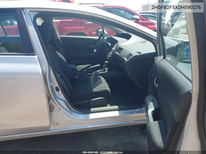 2013 Honda Civic Lx VIN: 2HGFB2F5XDH590276 Lot: 45597465
