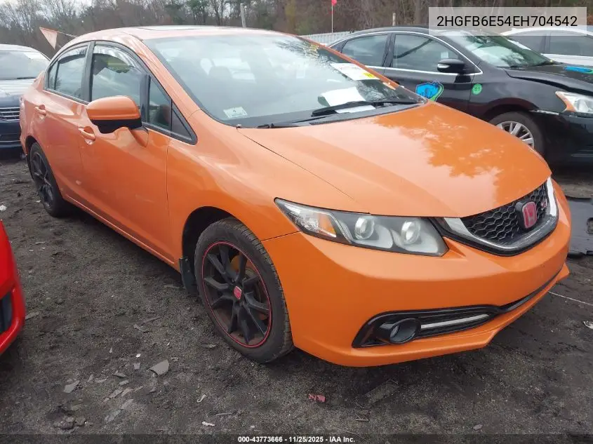 2HGFB6E54EH704542 2014 Honda Civic Si