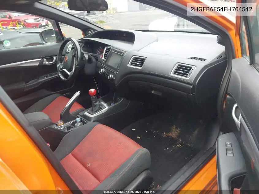 2HGFB6E54EH704542 2014 Honda Civic Si