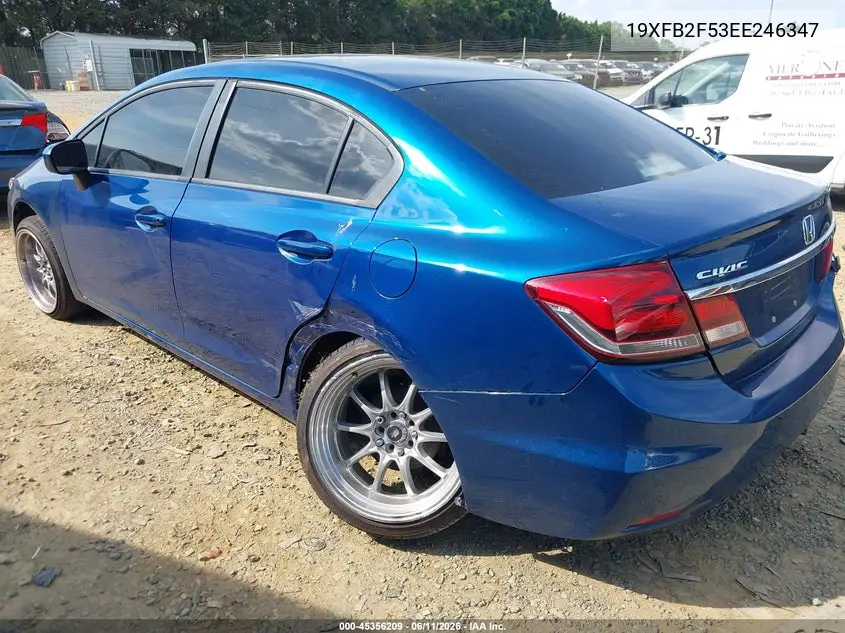 19XFB2F53EE246347 2014 Honda Civic Lx