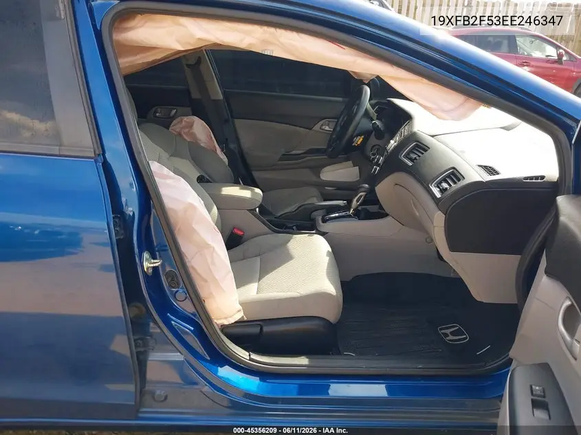 19XFB2F53EE246347 2014 Honda Civic Lx