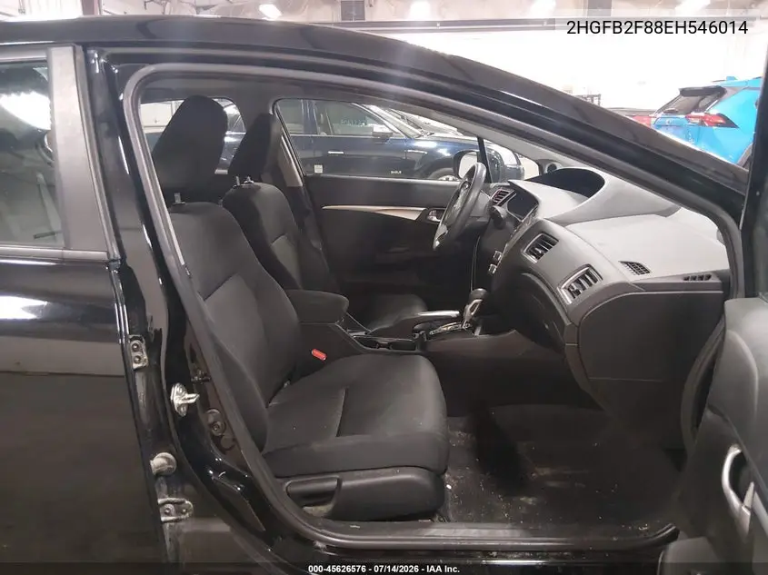 2014 Honda Civic Ex VIN: 2HGFB2F88EH546014 Lot: 45626576