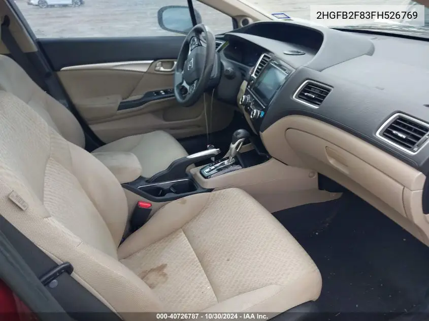 2HGFB2F83FH526769 2015 Honda Civic Ex