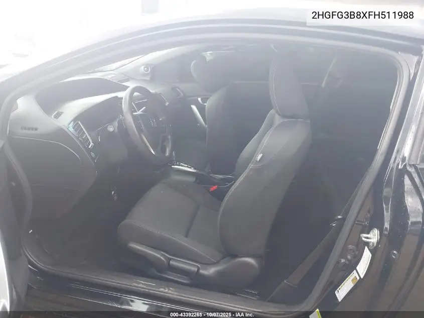 2HGFG3B8XFH511988 2015 Honda Civic Ex