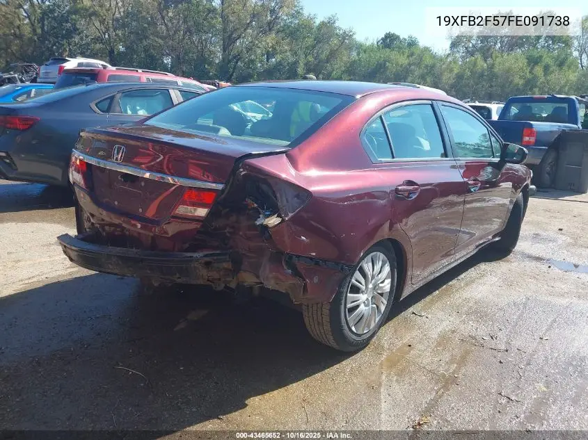 19XFB2F57FE091738 2015 Honda Civic Lx