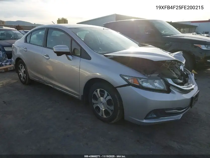 19XFB4F25FE200215 2015 Honda Civic Hybrid