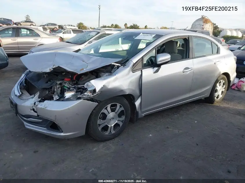 19XFB4F25FE200215 2015 Honda Civic Hybrid