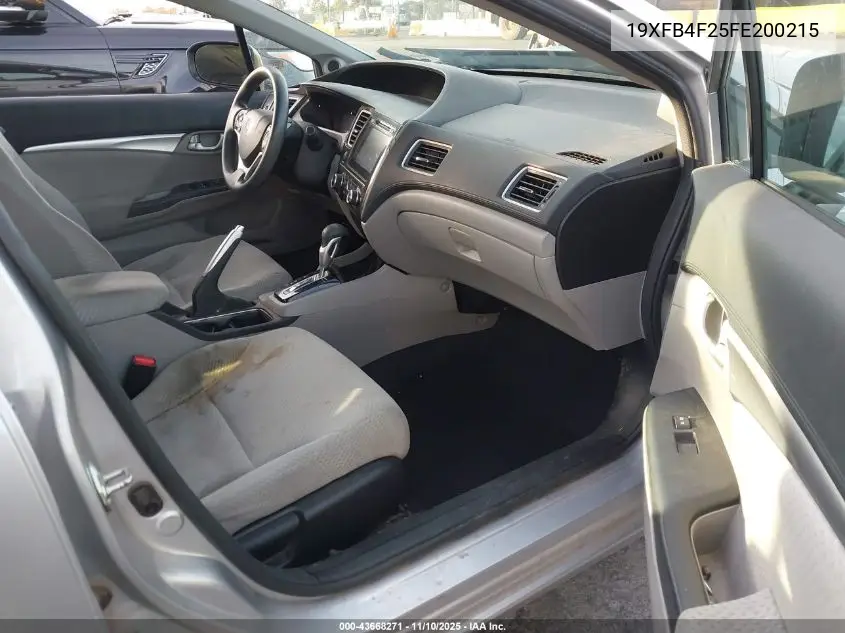 19XFB4F25FE200215 2015 Honda Civic Hybrid