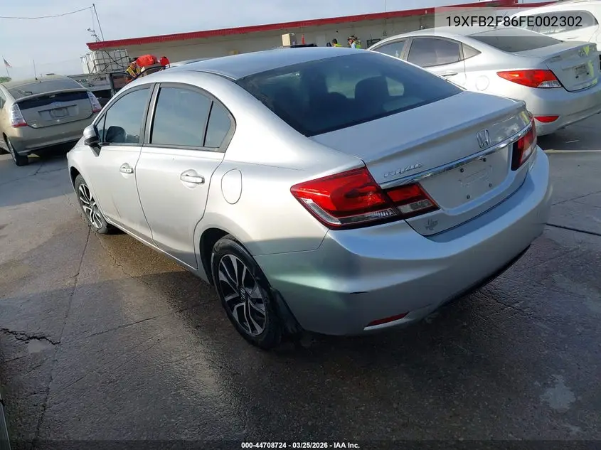 19XFB2F86FE002302 2015 Honda Civic Ex