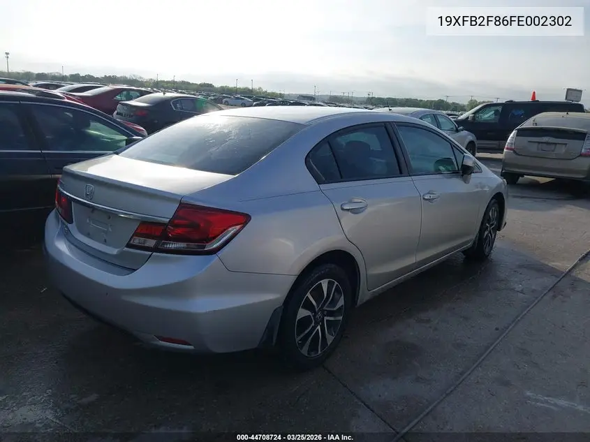 19XFB2F86FE002302 2015 Honda Civic Ex