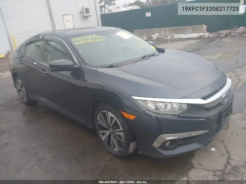 19XFC1F32GE217723 2016 Honda Civic Ex-T