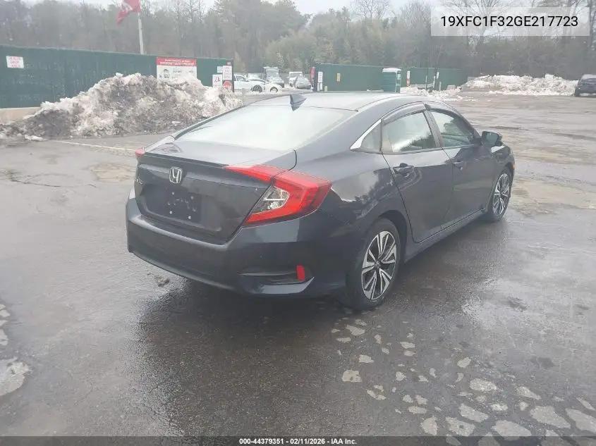 19XFC1F32GE217723 2016 Honda Civic Ex-T