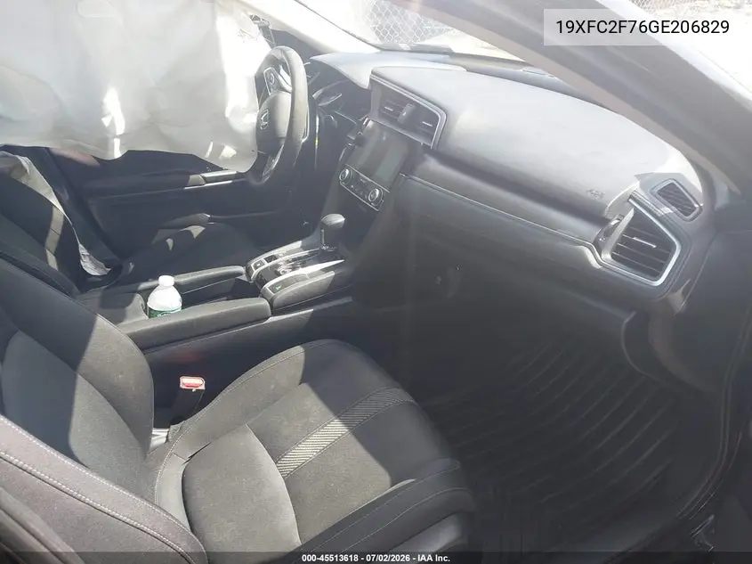 19XFC2F76GE206829 2016 Honda Civic Ex