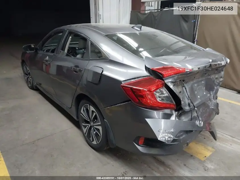 19XFC1F30HE024648 2017 Honda Civic Ex-T