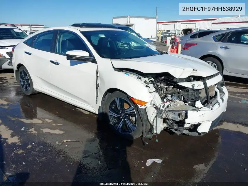 2HGFC1F97HH638929 2017 Honda Civic Touring