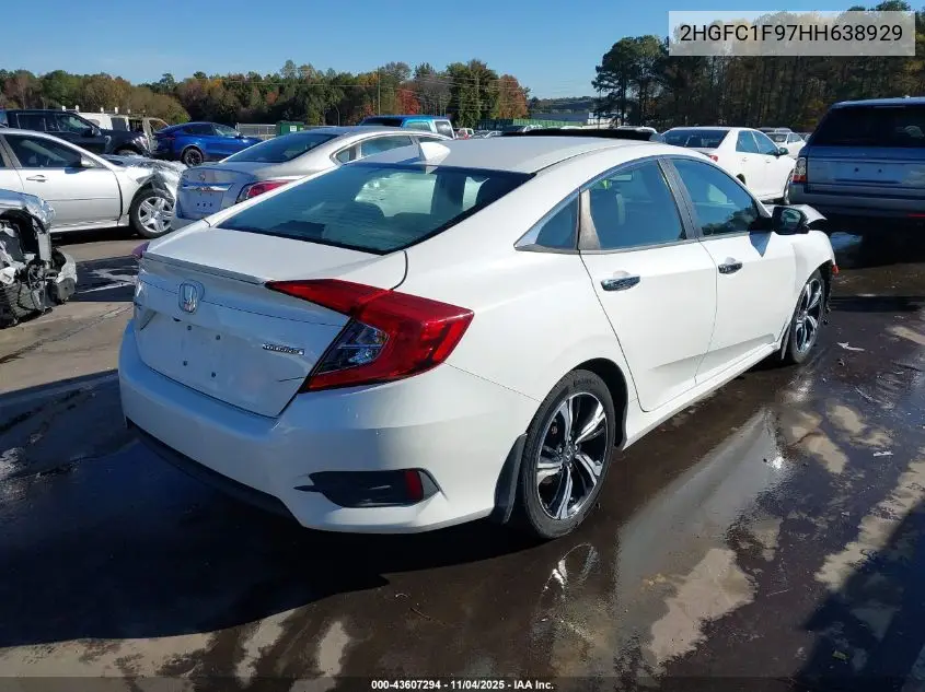 2HGFC1F97HH638929 2017 Honda Civic Touring