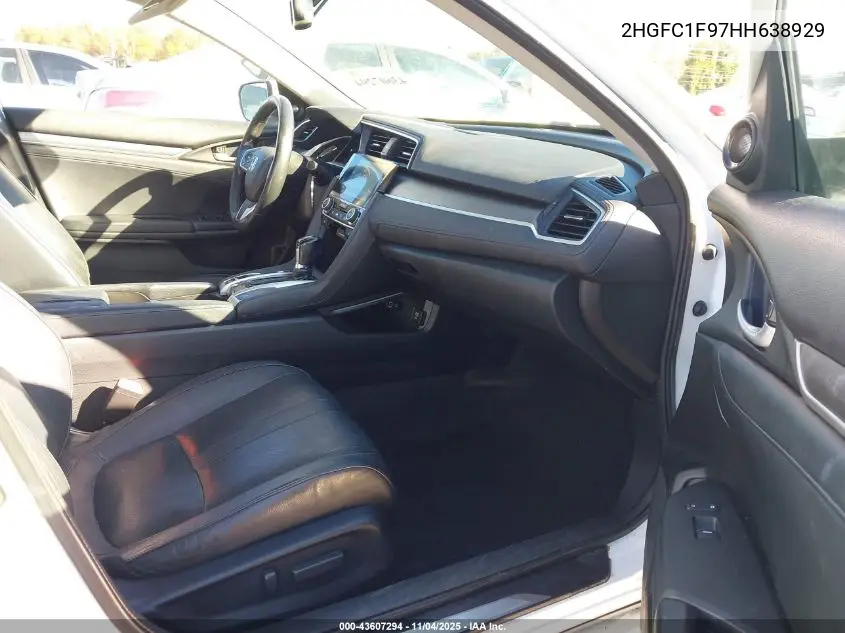2HGFC1F97HH638929 2017 Honda Civic Touring