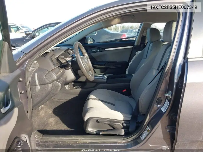 19XFC2F55HE007349 2017 Honda Civic Lx