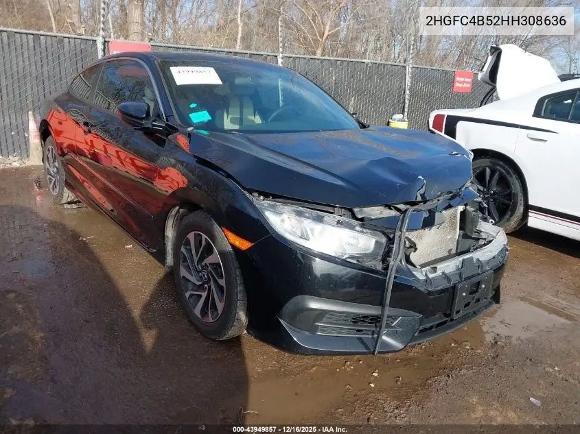 2HGFC4B52HH308636 2017 Honda Civic Lx