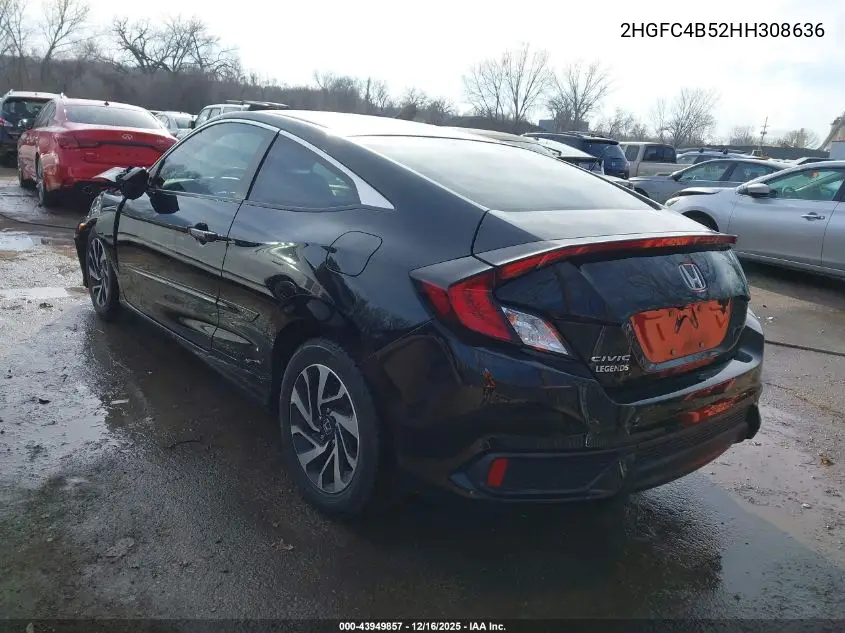 2HGFC4B52HH308636 2017 Honda Civic Lx
