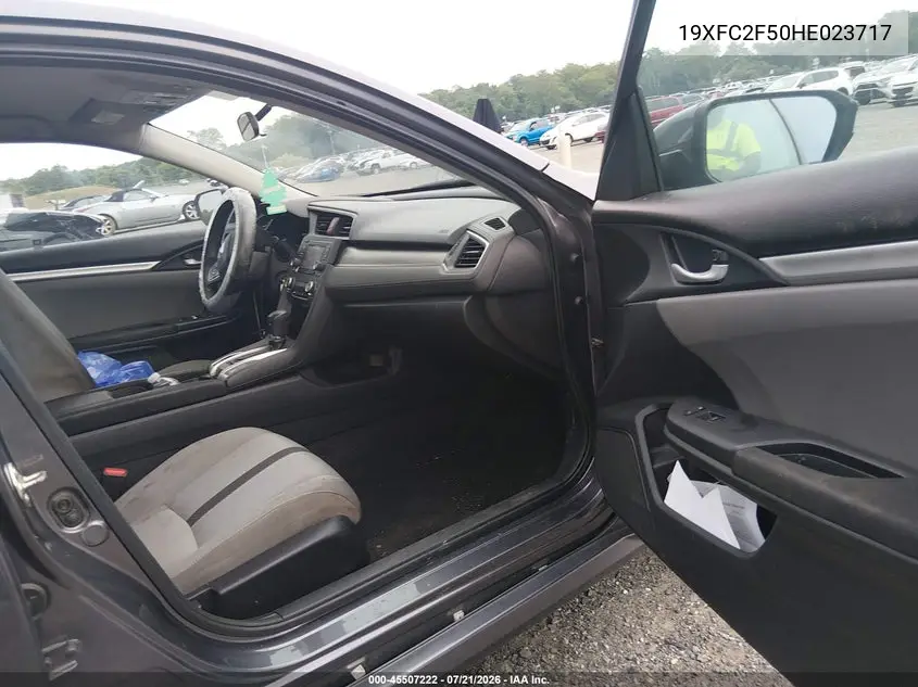 2017 Honda Civic Lx VIN: 19XFC2F50HE023717 Lot: 45507222
