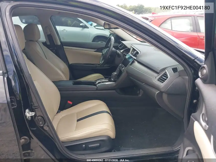 2017 Honda Civic Touring VIN: 19XFC1F92HE004180 Lot: 45655262