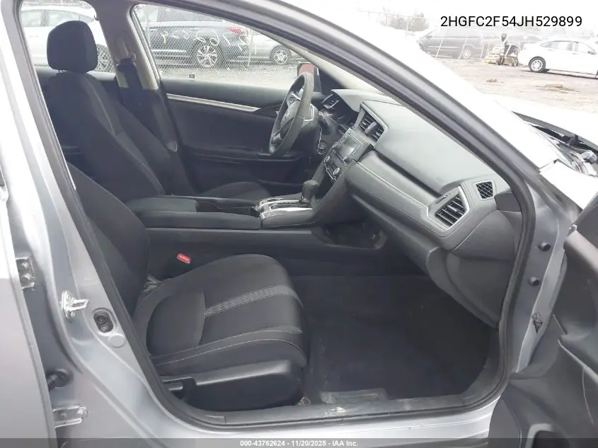 2HGFC2F54JH529899 2018 Honda Civic Lx