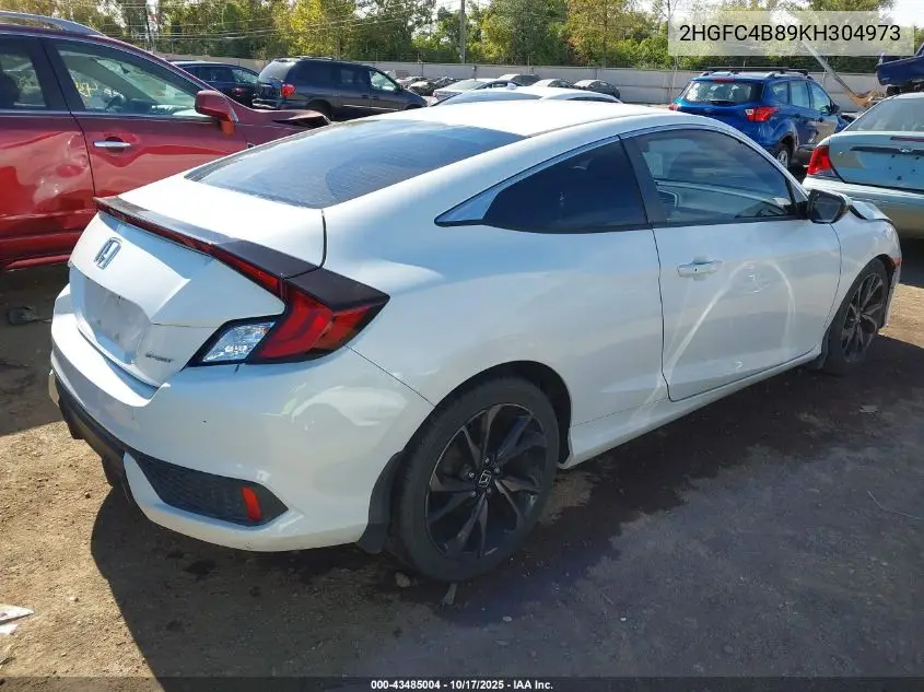 2HGFC4B89KH304973 2019 Honda Civic Sport