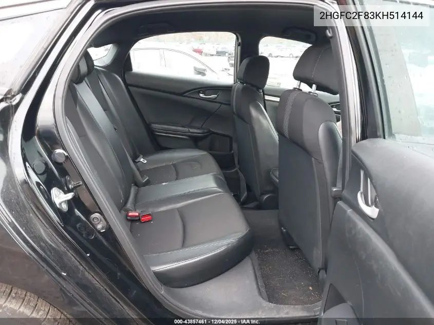 2HGFC2F83KH514144 2019 Honda Civic Sport