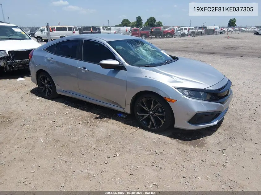 2019 Honda Civic Sport VIN: 19XFC2F81KE037305 Lot: 45474002