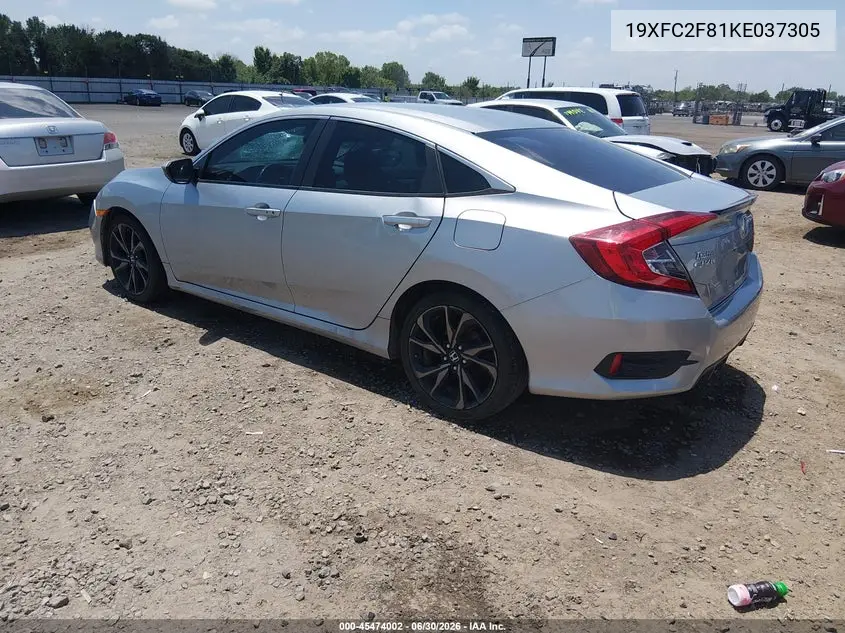 2019 Honda Civic Sport VIN: 19XFC2F81KE037305 Lot: 45474002