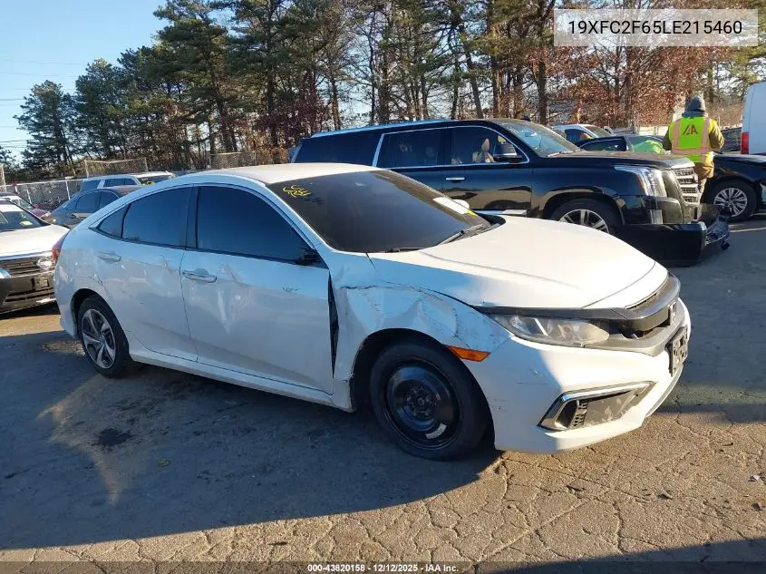 19XFC2F65LE215460 2020 Honda Civic Lx