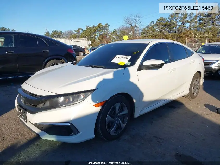 19XFC2F65LE215460 2020 Honda Civic Lx