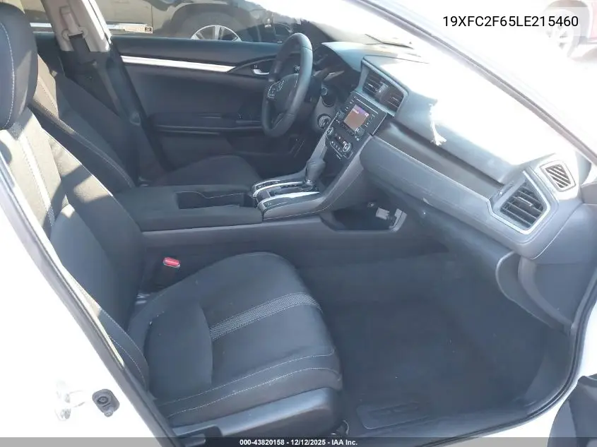 19XFC2F65LE215460 2020 Honda Civic Lx