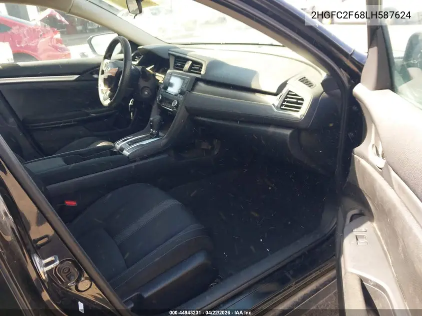 2HGFC2F68LH587624 2020 Honda Civic Lx