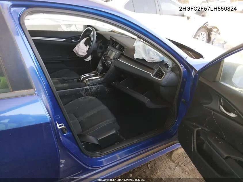 2HGFC2F67LH550824 2020 Honda Civic Lx