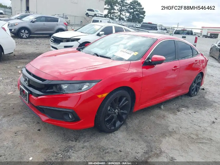2HGFC2F88MH546462 2021 Honda Civic Sport