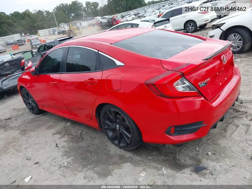 2HGFC2F88MH546462 2021 Honda Civic Sport
