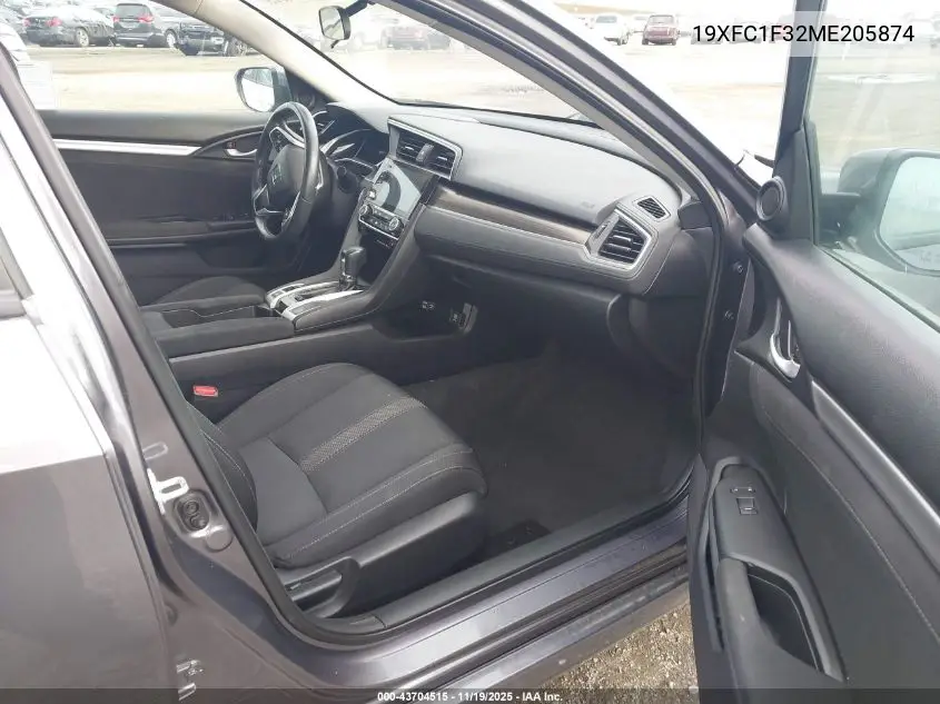 19XFC1F32ME205874 2021 Honda Civic Ex