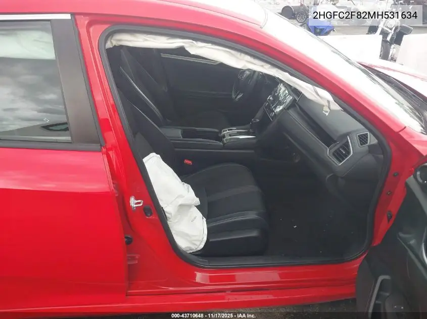 2HGFC2F82MH531634 2021 Honda Civic Sport