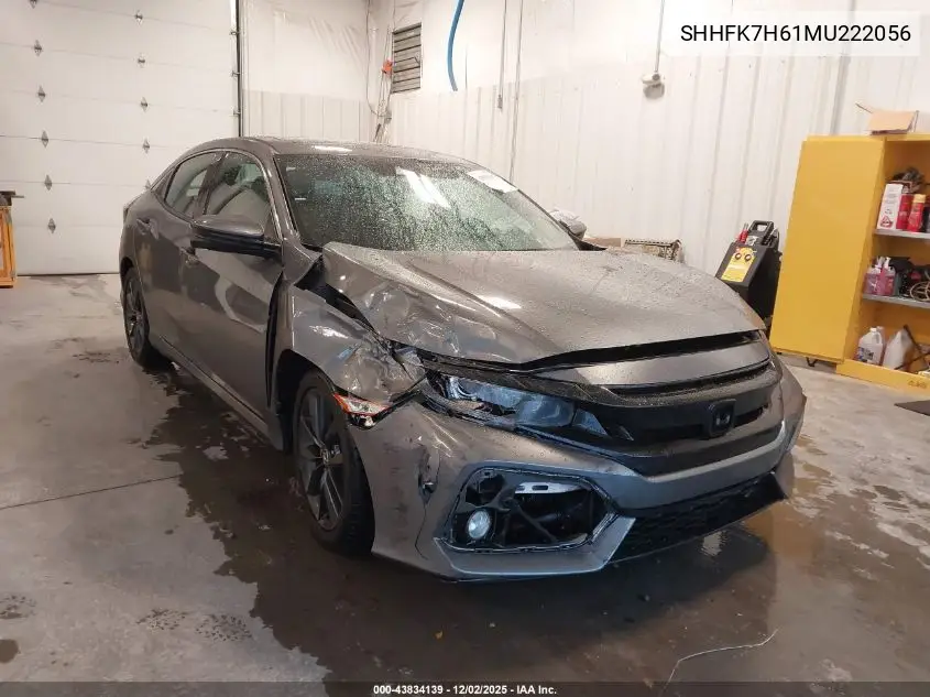 SHHFK7H61MU222056 2021 Honda Civic Ex