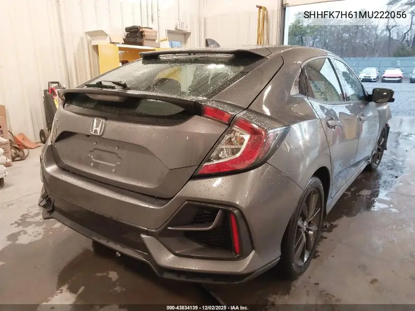 SHHFK7H61MU222056 2021 Honda Civic Ex