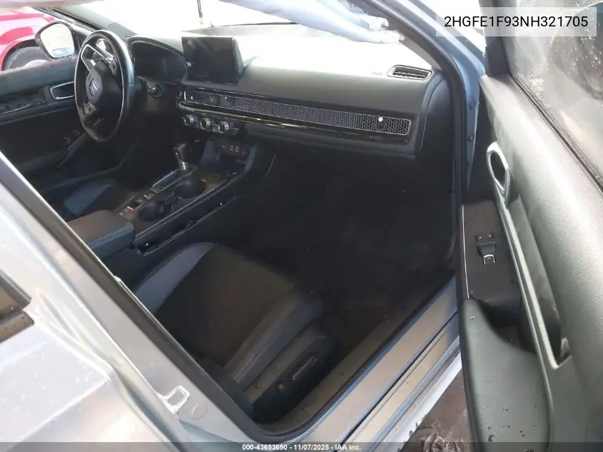 2HGFE1F93NH321705 2022 Honda Civic Touring